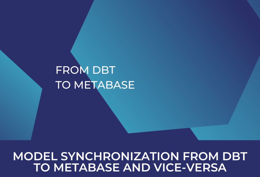 Model synchronization from dbt to Metabase and vice-versa