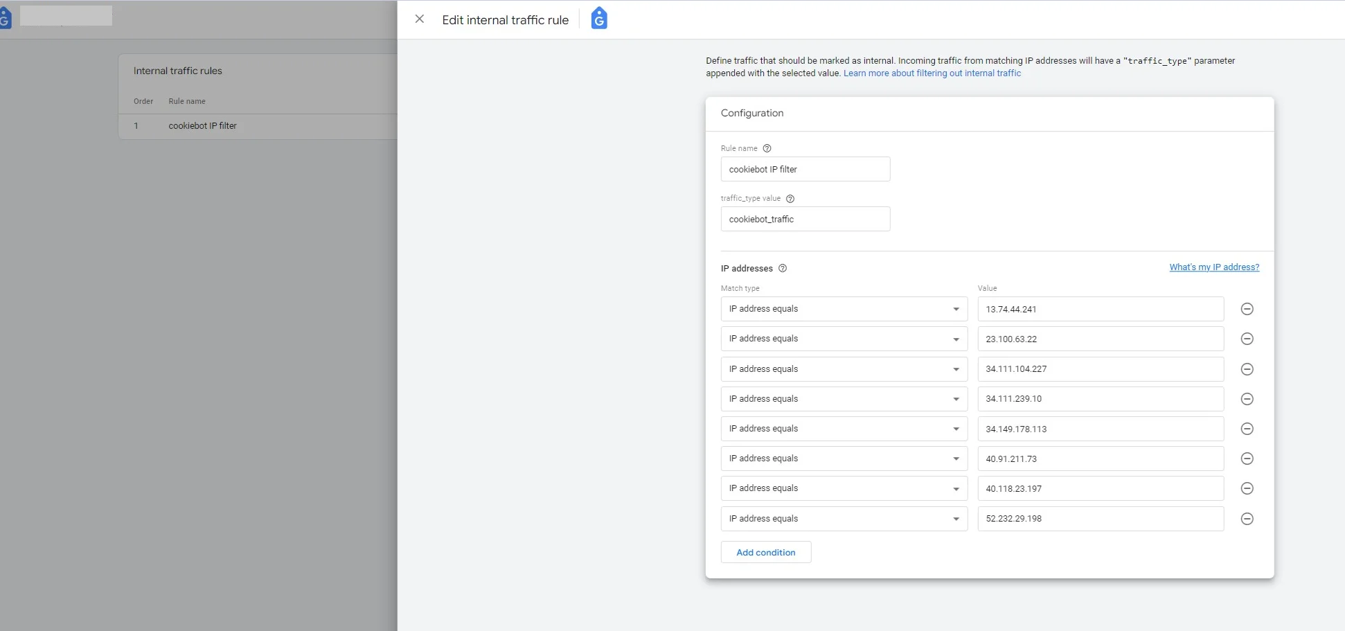 Direct Traffic Spikes in GA4 Cookiebot IPs