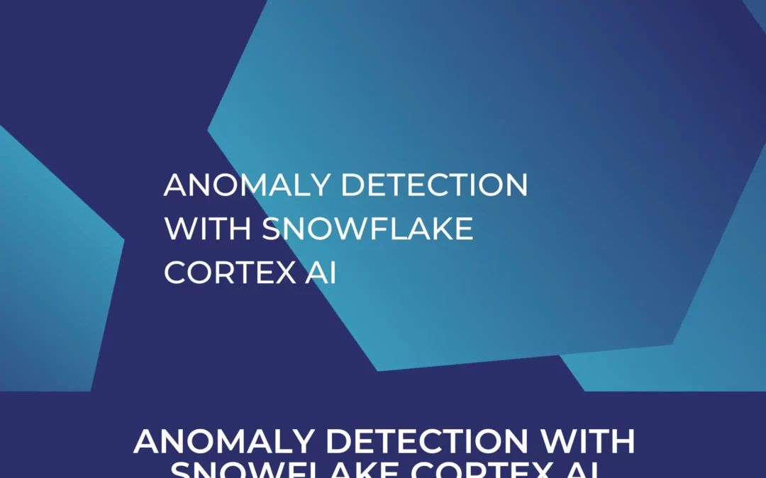 Anomaly Detection with Snowflake Cortex AI