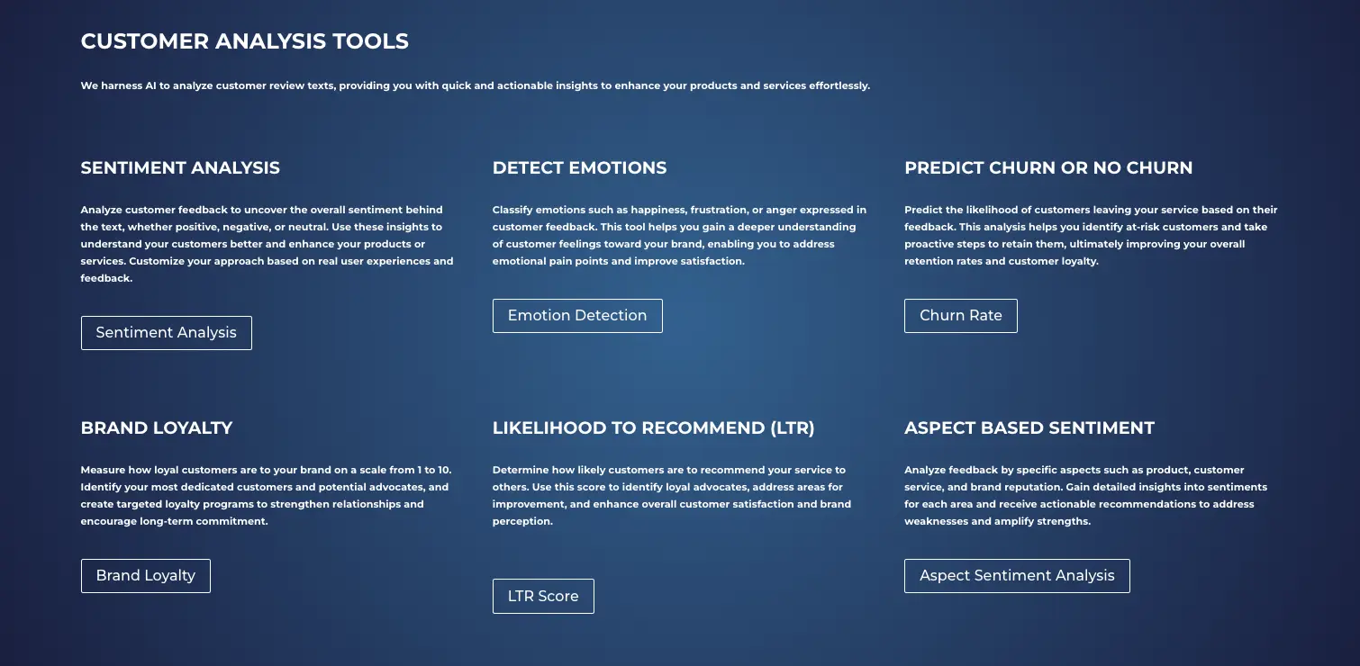 Kemb AI Tools for Customer Feedback Analysis