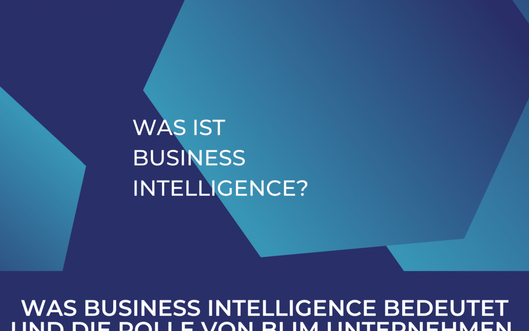 Was ist Business Intelligence?