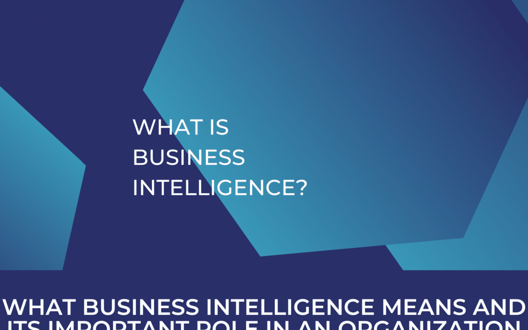 What is Business Intelligence?